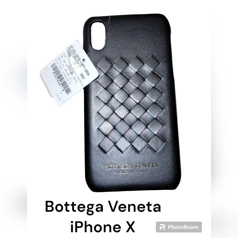 Bottega Veneta iPhone 10/XS leather cover nwt